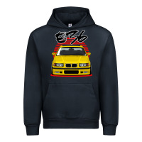 Navy Yellow E36 Urban Hoodie - ArtMosaic