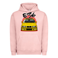 Pigment Salmon Yellow E36 Urban Hoodie - ArtMosaic