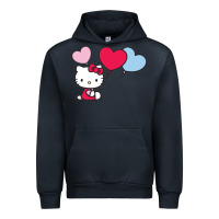 Navy kitty Urban Hoodie - ArtMosaic