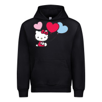 Black kitty Urban Hoodie - ArtMosaic