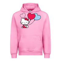 Fuchsia Pink kitty Urban Hoodie - ArtMosaic