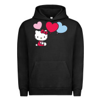 Pigment Black kitty Urban Hoodie - ArtMosaic
