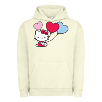 Pigment Pistachio kitty Urban Hoodie - ArtMosaic