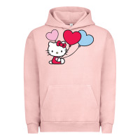Pigment Salmon kitty Urban Hoodie - ArtMosaic