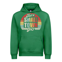 Emerald Limited Edition Retro Vintage Just A Small Town Girl Urban Hoodie - ArtMosaic