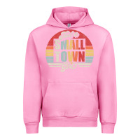 Fuchsia Pink Limited Edition Retro Vintage Just A Small Town Girl Urban Hoodie - ArtMosaic