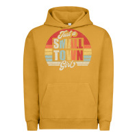 Pigment Peanut Butter Limited Edition Retro Vintage Just A Small Town Girl Urban Hoodie - ArtMosaic