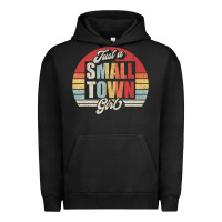 Pigment Black Limited Edition Retro Vintage Just A Small Town Girl Urban Hoodie - ArtMosaic