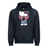 Navy hell kitty cute devil Urban Hoodie - ArtMosaic