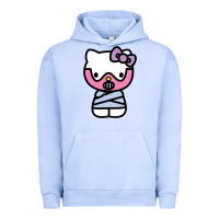 Pigment Grape Ice hell kitty cute devil Urban Hoodie - ArtMosaic