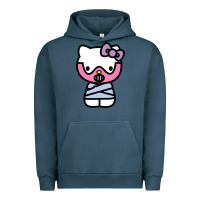 Pigment Midnight Navy hell kitty cute devil Urban Hoodie - ArtMosaic