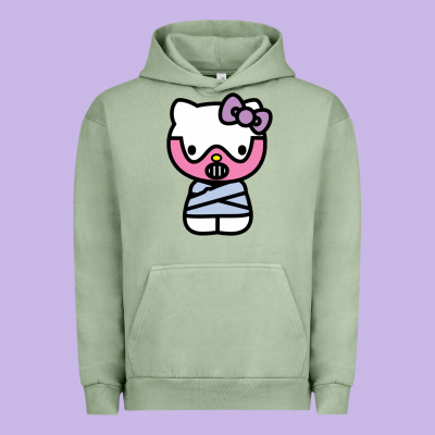 Hell Kitty Cute Devil Urban Hoodie Designed By Artmosaic