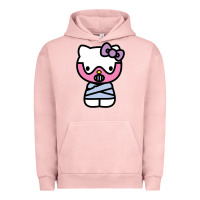 Pigment Salmon hell kitty cute devil Urban Hoodie - ArtMosaic