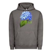 Pigment Tornado Blue  hydrangea Urban Hoodie - ArtMosaic