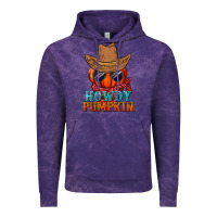 Cloud Purple howdy pumpkin Vintage Hoodie - BundleAndBundleShop