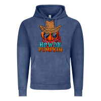 Vintage Denim howdy pumpkin Vintage Hoodie - BundleAndBundleShop