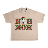 French Oak Christmas Dog Mom Bull Terrier Urban Heavy Tee - RanaPortraitStore