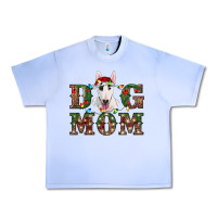 Grape Ice Christmas Dog Mom Bull Terrier Urban Heavy Tee - RanaPortraitStore