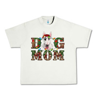 Pistachio Christmas Dog Mom Bull Terrier Urban Heavy Tee - RanaPortraitStore