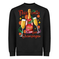 Black this calls for champagne Heavyweight Sweatshirt - AdoDesignShop