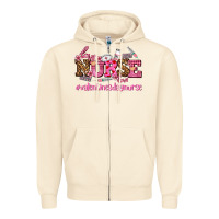Sandshell nurse with valentines day element Zipper Hoodie - AdoDesignShop