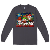 Smoke merry christmas gnomies wagon Long Sleeve Tee - FaDigitalArtStudio
