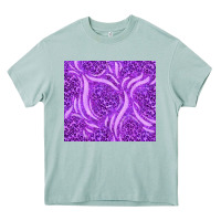 Arona purple glitter with leopard pattern Heavy Core Tee - TumblerDesignByShophia