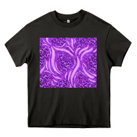 Asphalt purple glitter with leopard pattern Heavy Core Tee - TumblerDesignByShophia
