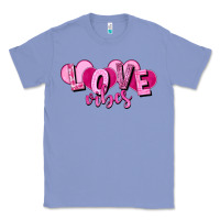 Colony Blue Love vibes Valentine's Day Classic Tee - HowdyJamesFarm