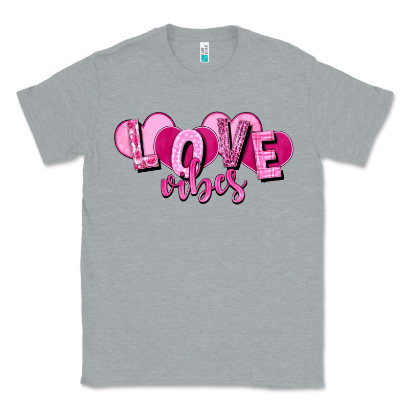 Love Vibes Valentine's Day Classic Tee by HowdyJamesFarm | Teevron