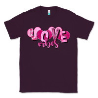 Plum Love vibes Valentine's Day Classic Tee - HowdyJamesFarm