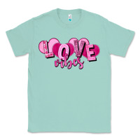Seafoam Love vibes Valentine's Day Classic Tee - HowdyJamesFarm