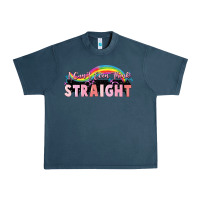 Midnight Navy i cant ever think straight Urban Heavy Tee - FaDigitalArtStudio