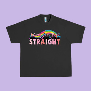 I Cant Ever Think Straight Urban Heavy Tee Designed By Fadigitalartstudio