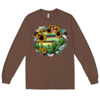 Chestnut Aguascalientes State Of Mexico Map Long Sleeve Tee - RanaPortraitStore
