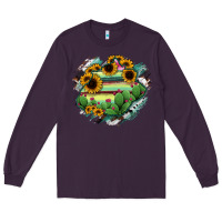 Plum Aguascalientes State Of Mexico Map Long Sleeve Tee - RanaPortraitStore