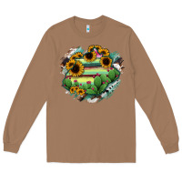 Toasted Coconut Aguascalientes State Of Mexico Map Long Sleeve Tee - RanaPortraitStore
