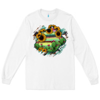 White Aguascalientes State Of Mexico Map Long Sleeve Tee - RanaPortraitStore