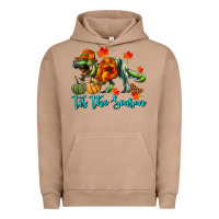 Pigment Burro T- Rex Tis The Season Urban Hoodie - RanaPortraitStore