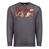 Charcoal Heather tis the season baseball little debbie tree cakes Premium Sweatshirt - JahusDesignShop