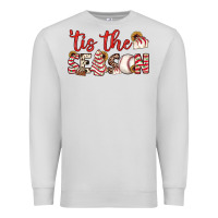 Dove Grey tis the season baseball little debbie tree cakes Premium Sweatshirt - JahusDesignShop
