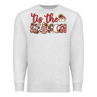 Oatmeal Heather tis the season baseball little debbie tree cakes Premium Sweatshirt - JahusDesignShop