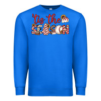 True Royal tis the season baseball little debbie tree cakes Premium Sweatshirt - JahusDesignShop