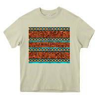 Mossy tooled leather and aztec Heavy Core Tee - TumblerDesignByShophia