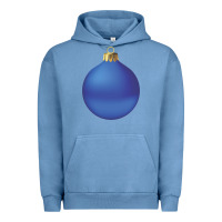 Pigment Pebble Blue christmas ornament 2 Urban Hoodie - artisFamous