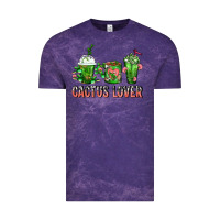 Cloud Purple Cactus Lover Cactus Coffee Cups Vintage Tee - FaDigitalArtStudio