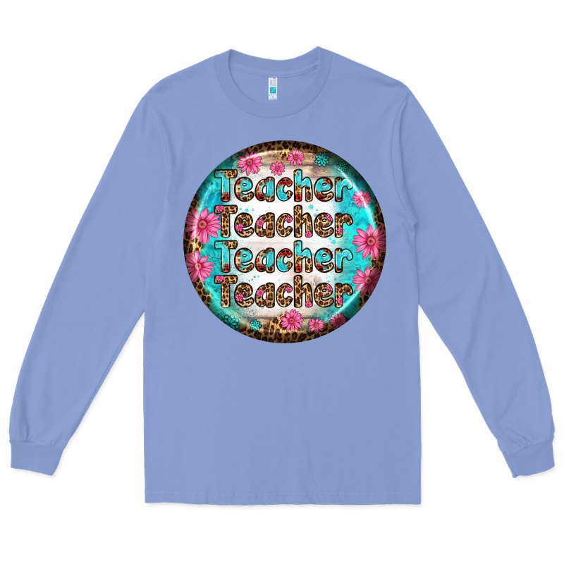 Teacher Vibe Earrings Long Sleeve Tee by BundleAndBundleShop | Teevron