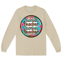 Mushroom teacher vibe earrings Long Sleeve Tee - BundleAndBundleShop