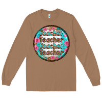 Toasted Coconut teacher vibe earrings Long Sleeve Tee - BundleAndBundleShop