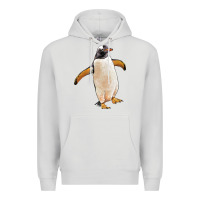 Dove Grey penguin Premium Hoodie - LillyAllenDesigns